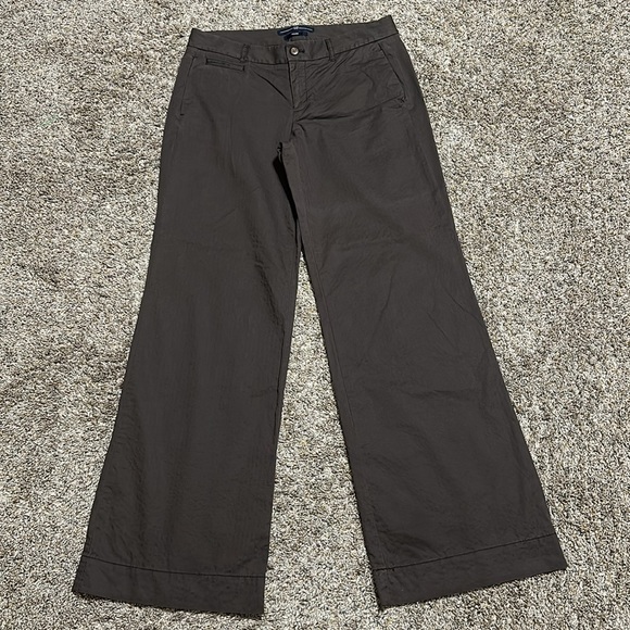 Brown GAP Wide Leg Trouser Size 6 - Picture 2 of 9